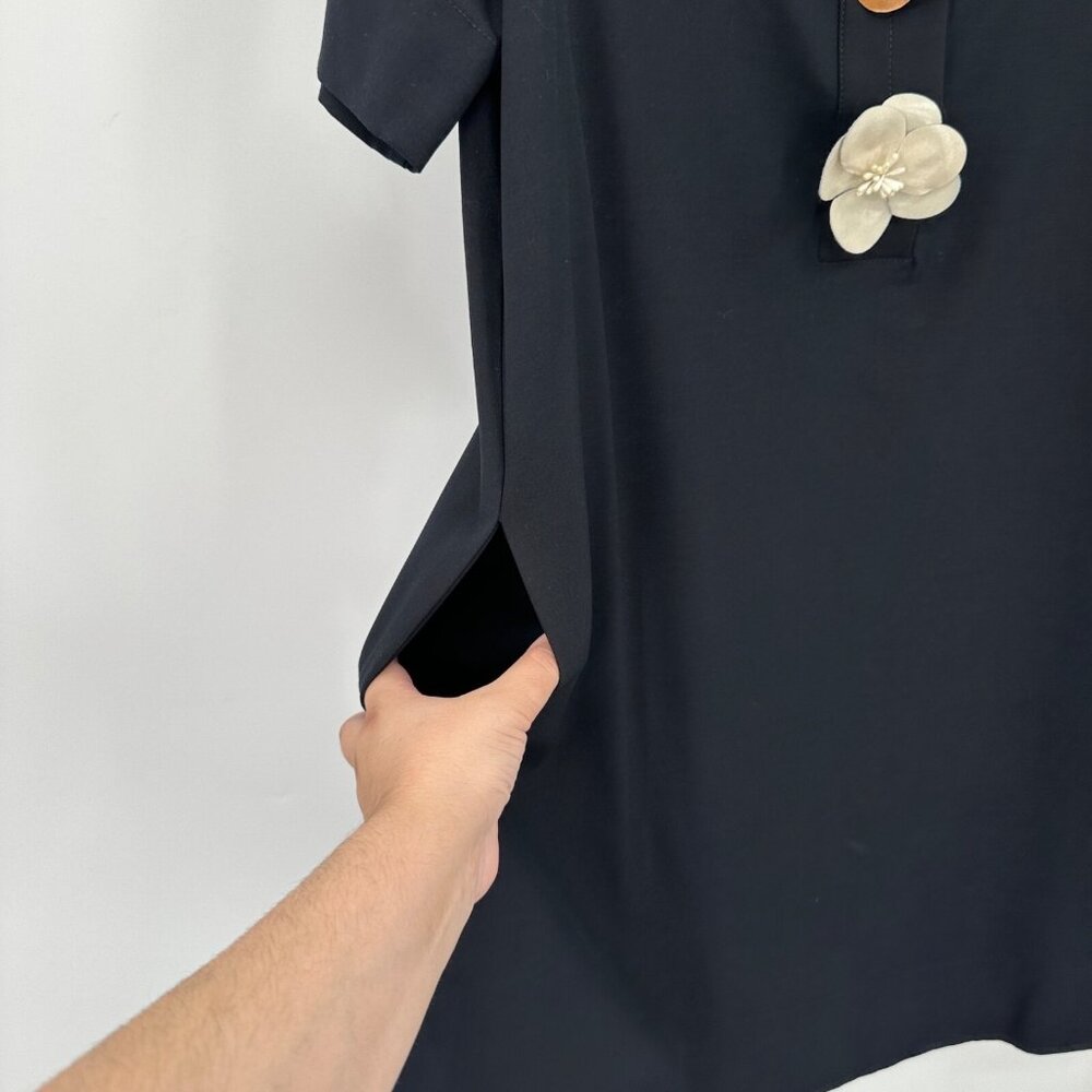 Tuckernuck Midnight Blue Scout Dress sz XS NWT Short Sleeve Shift Mini Collared - Picture 6 of 9